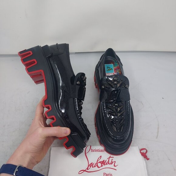 CHRISTIAN LOUBOUTIN Marvel WOMENS The Amazing Loubi Loafer Shoe - Picture 12 of 12